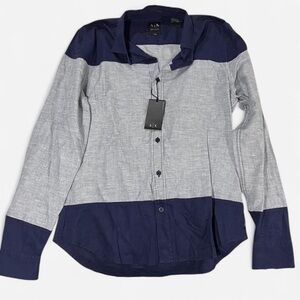 NWT Armani Button Up